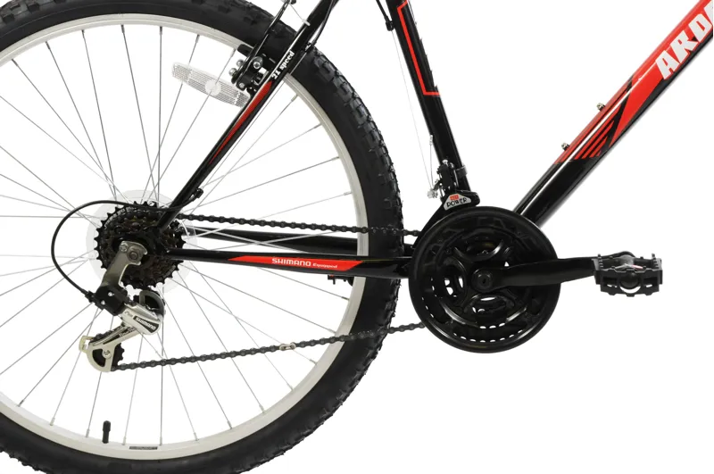 Arden Mountaineer 26 Inch Mountain Bike Black and Red-4